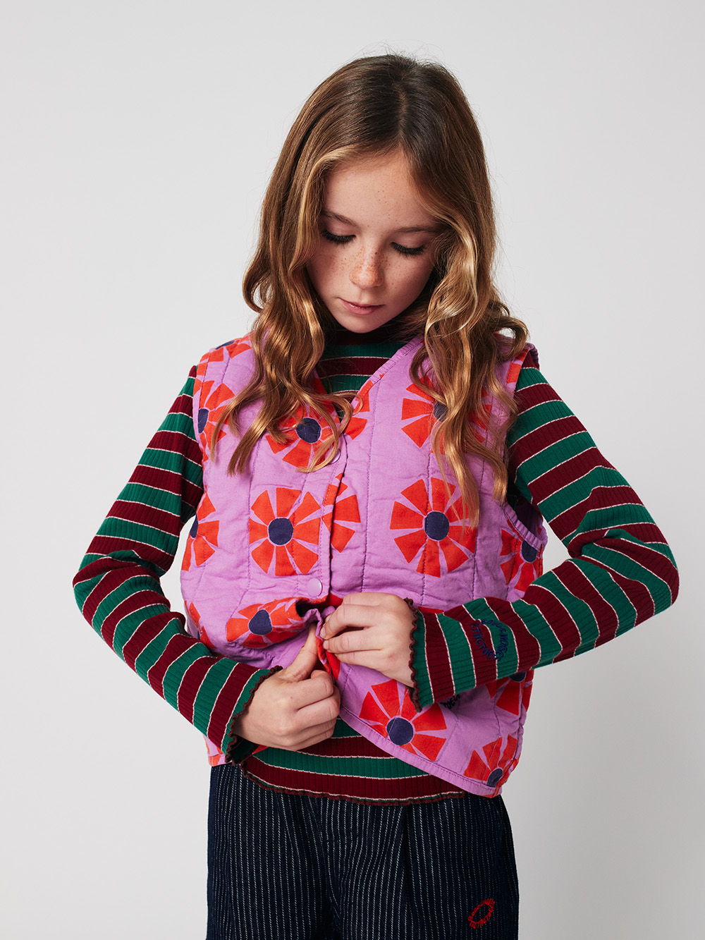 Bobo Multicolor Stripes Turtle Neck T-shirt