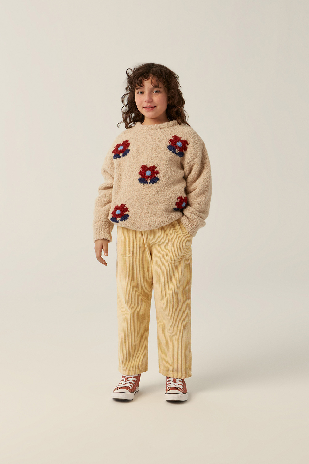 Flowers Ecru Jumper