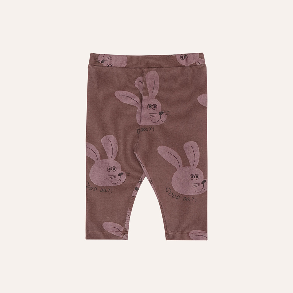 Rabbits Brown Baby Leggings