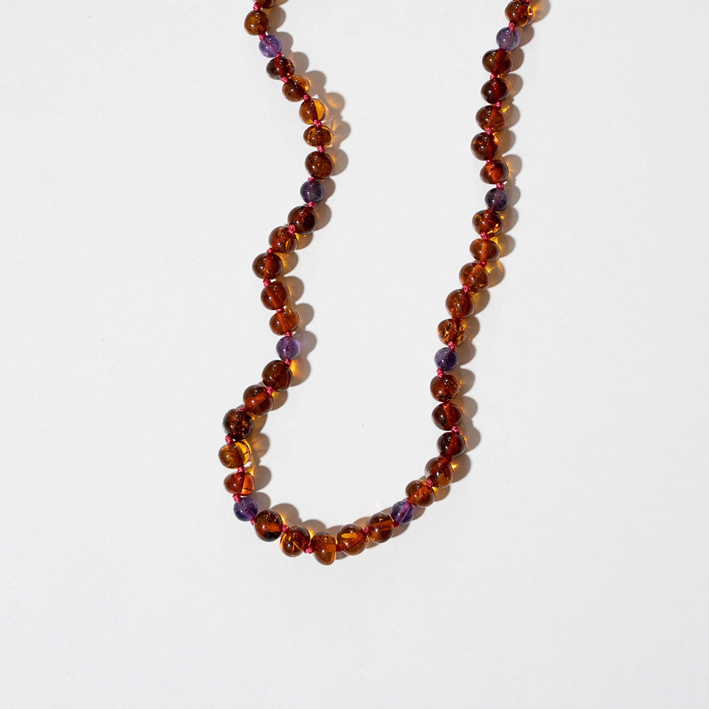 Kid's Necklace - Amethyst