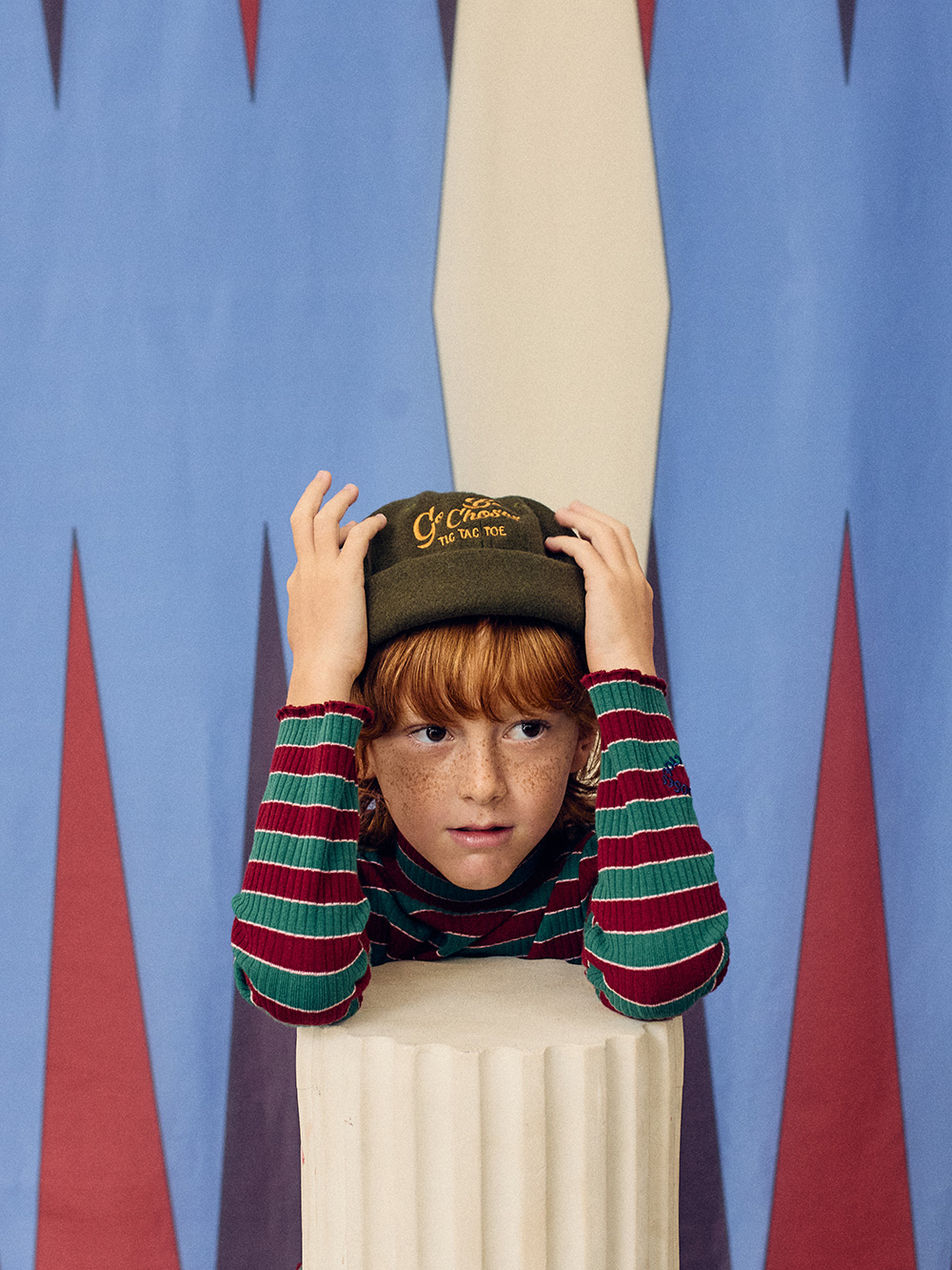 Bobo Multicolor Stripes Turtle Neck T-shirt