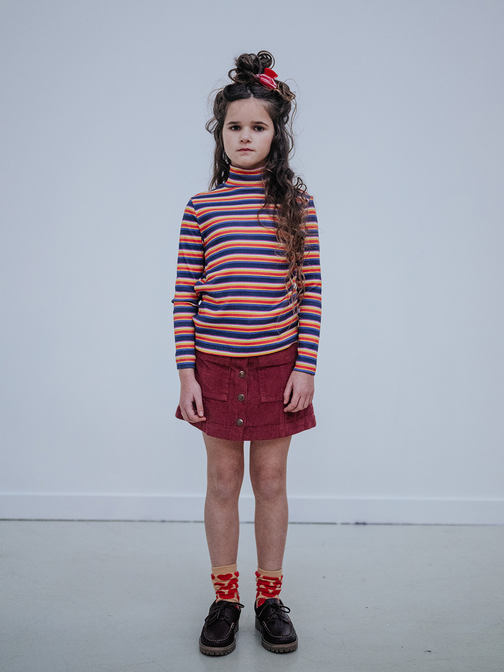 Turtle Neck - Multi Stripe