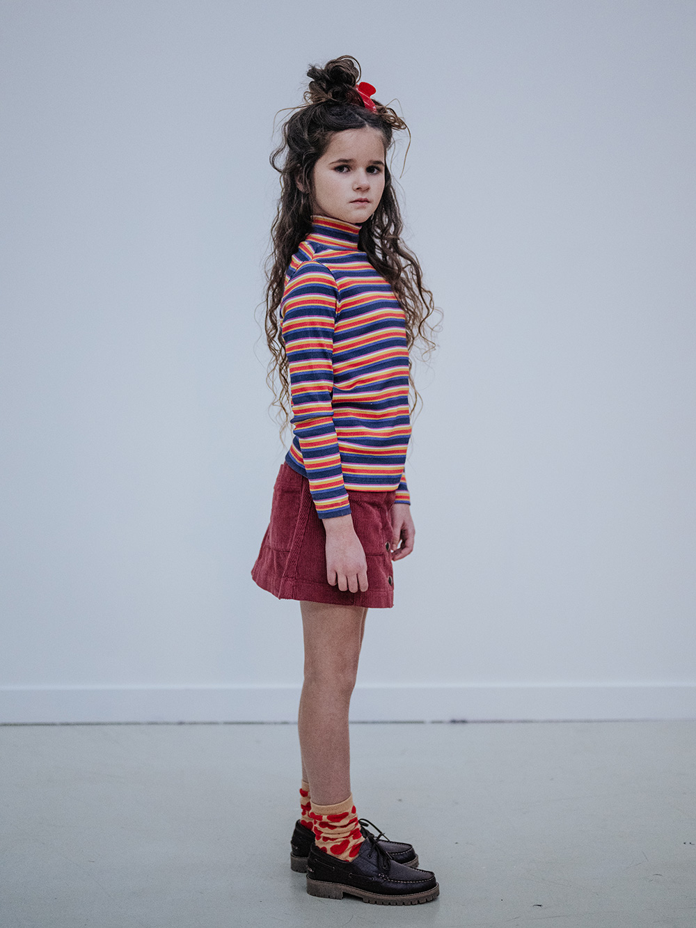 Turtle Neck - Multi Stripe