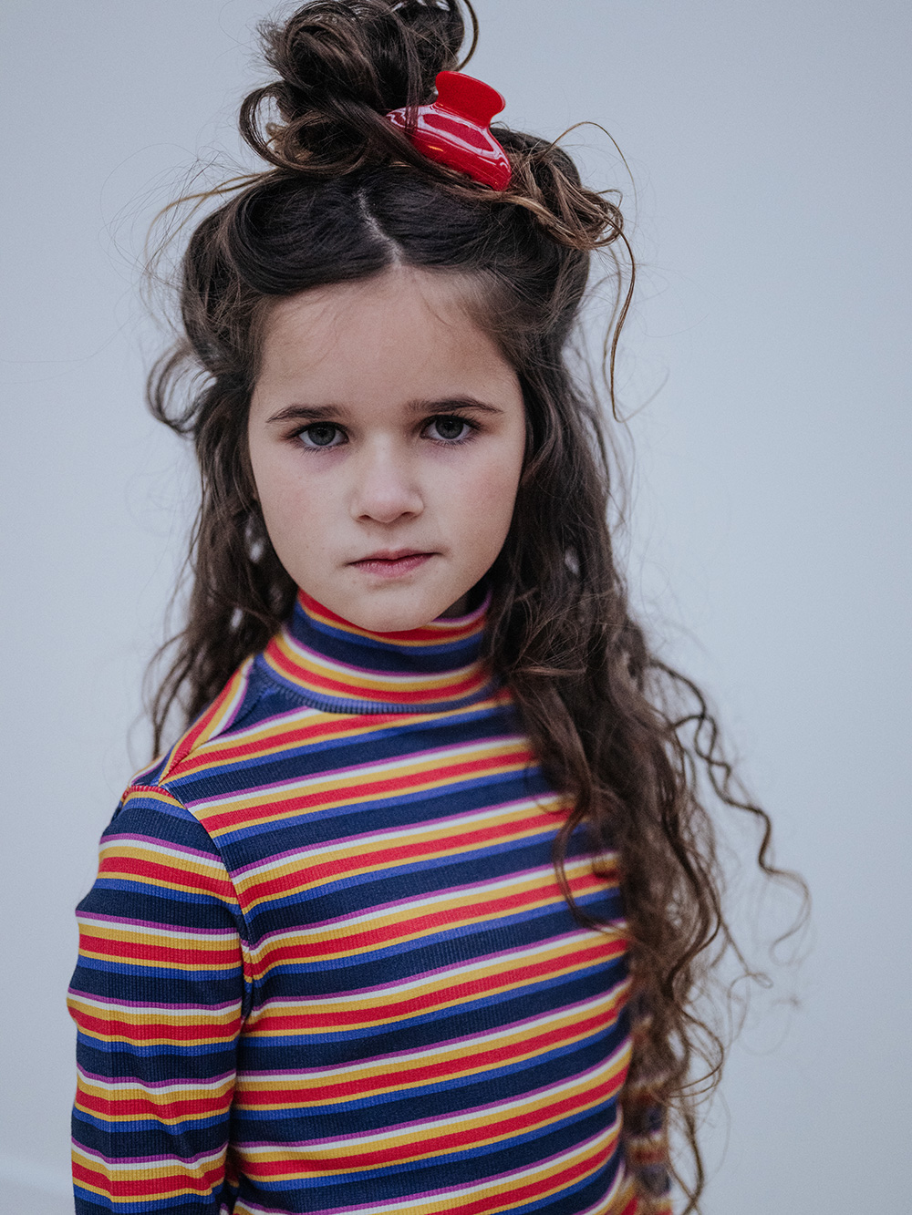 Turtle Neck - Multi Stripe