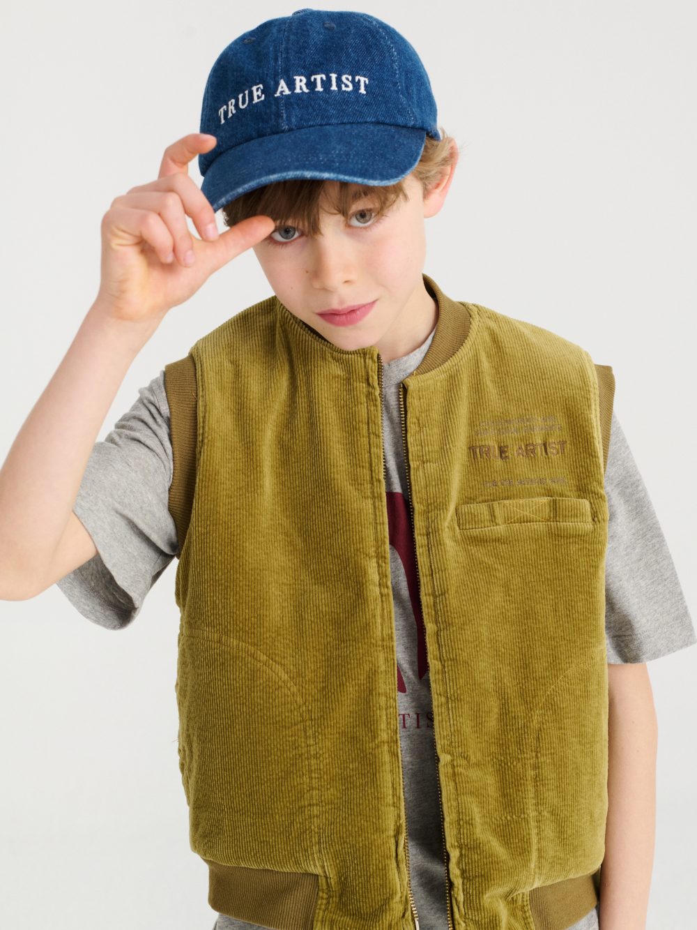 Cap nº01 Washed Denim