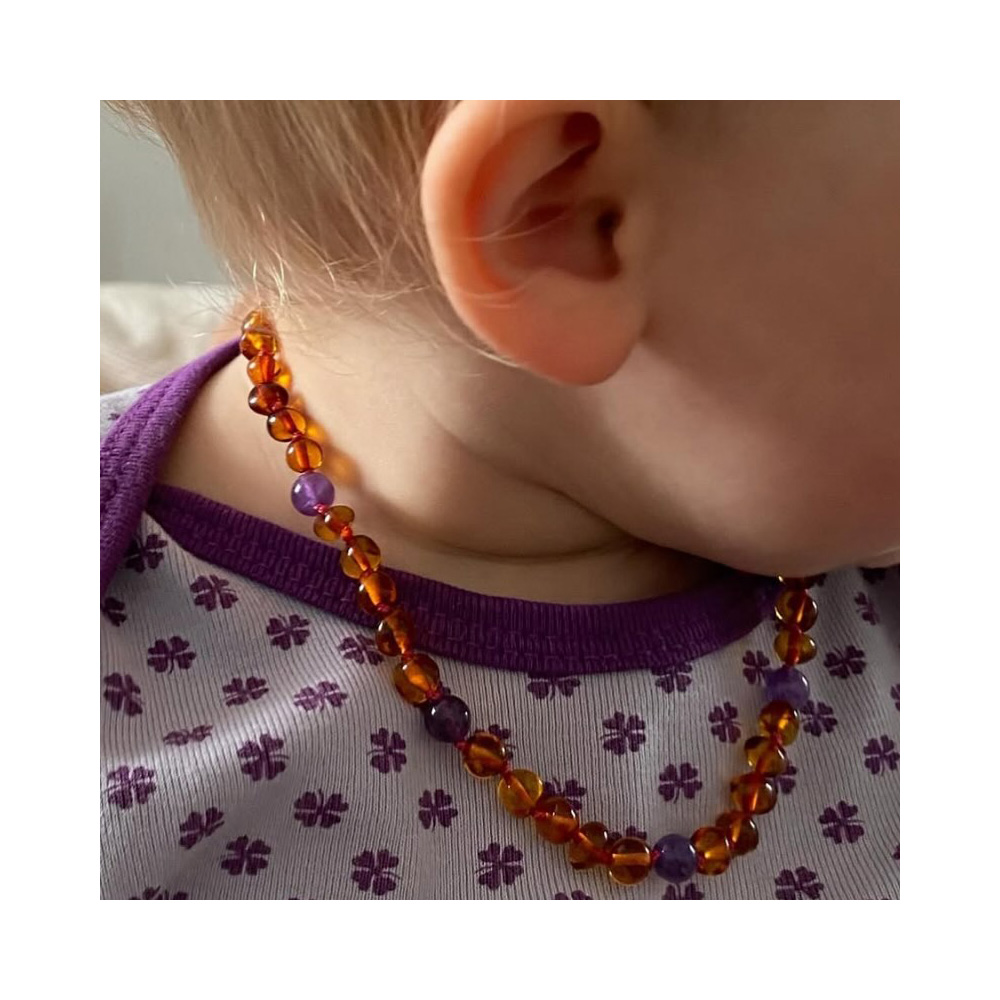 Kid's Necklace - Amethyst