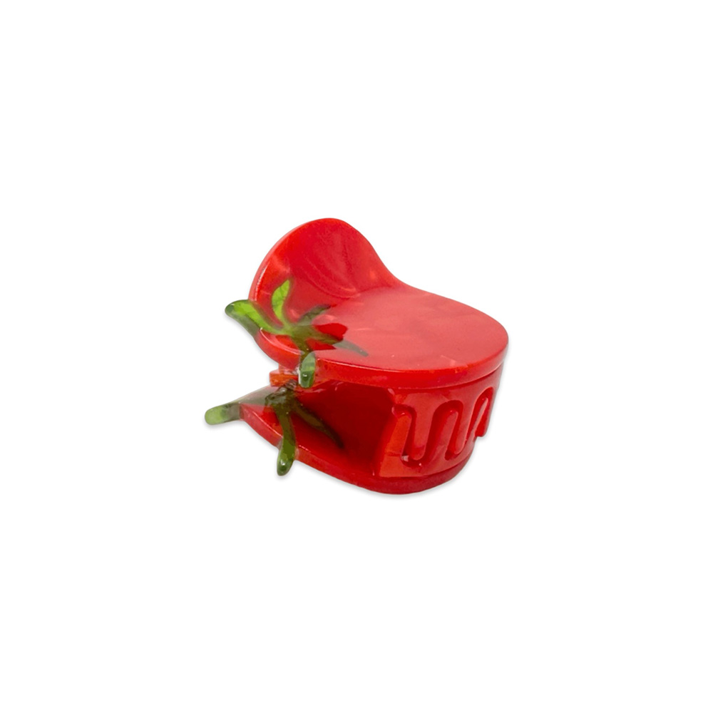 Mini Tomato Hair Claw Clip