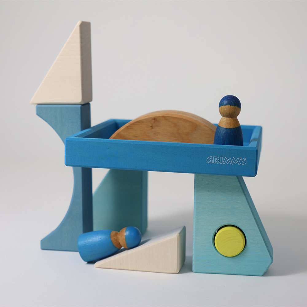Building Set Blue Boat