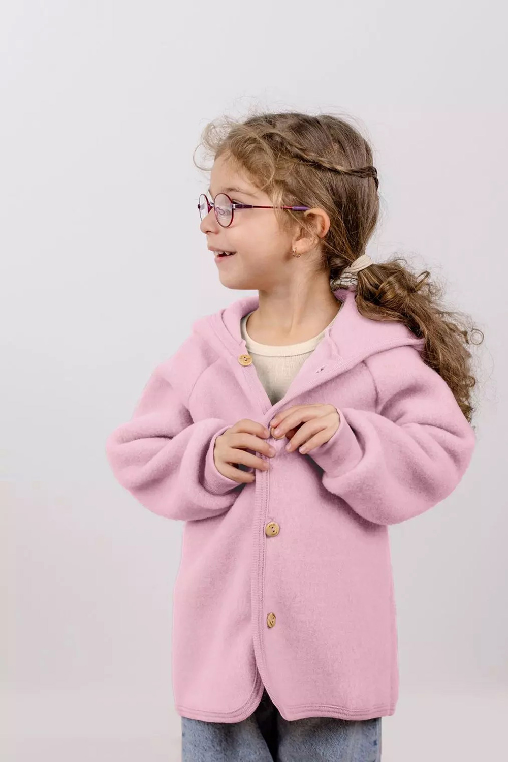 Hooded Jacket - Rose Malange