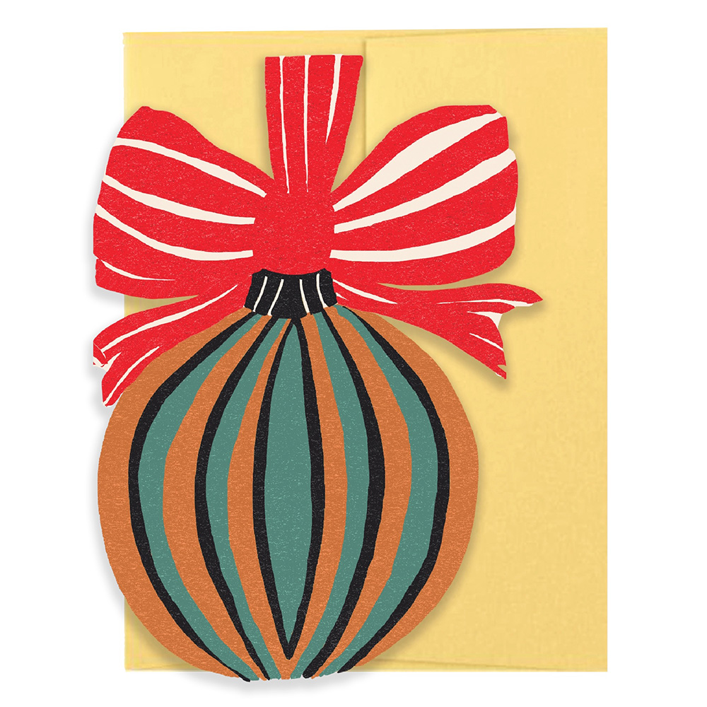 Jingle Bells Holiday Die Cut Card