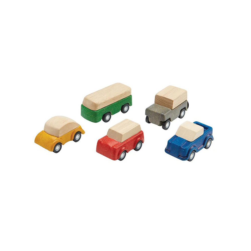 Planworld Wooden Car Set