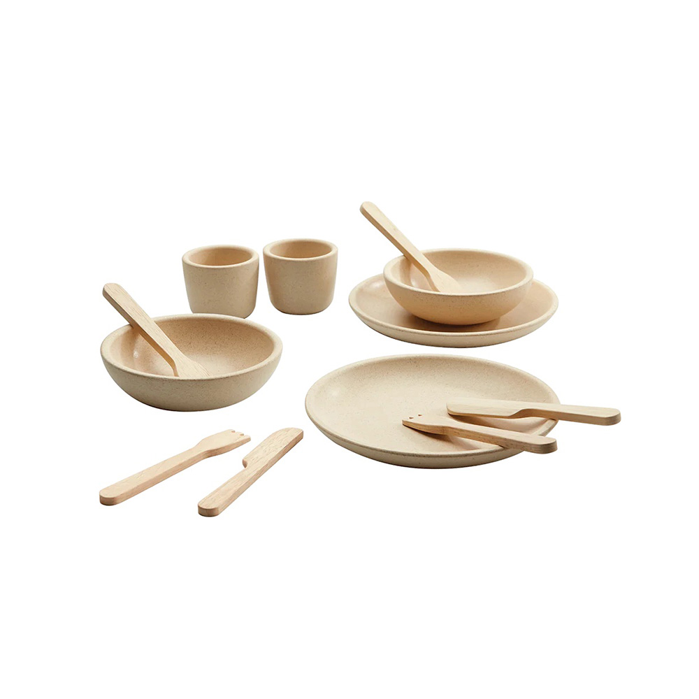 Plan Toys Natural Tableware Set