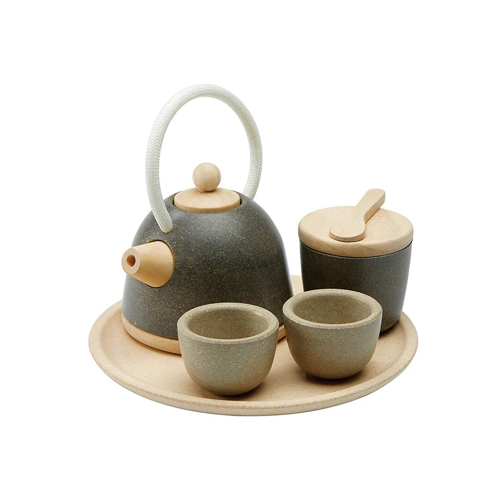 Wooden Classic Tea Set