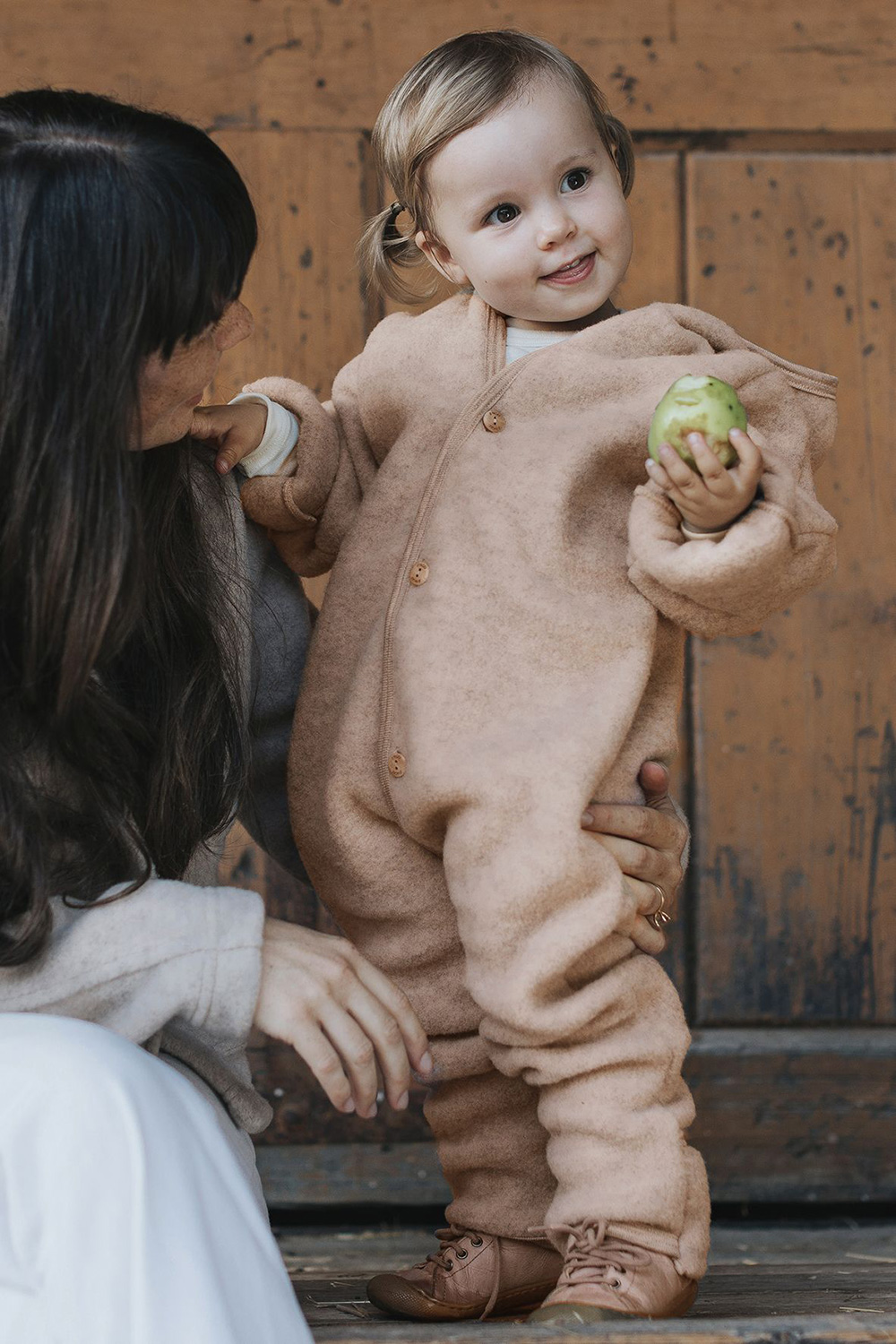 Hooded Overall - Sand Mélange