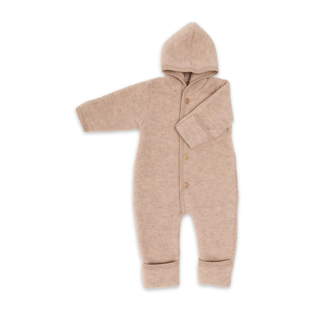 Hooded Overall - Sand Mélange