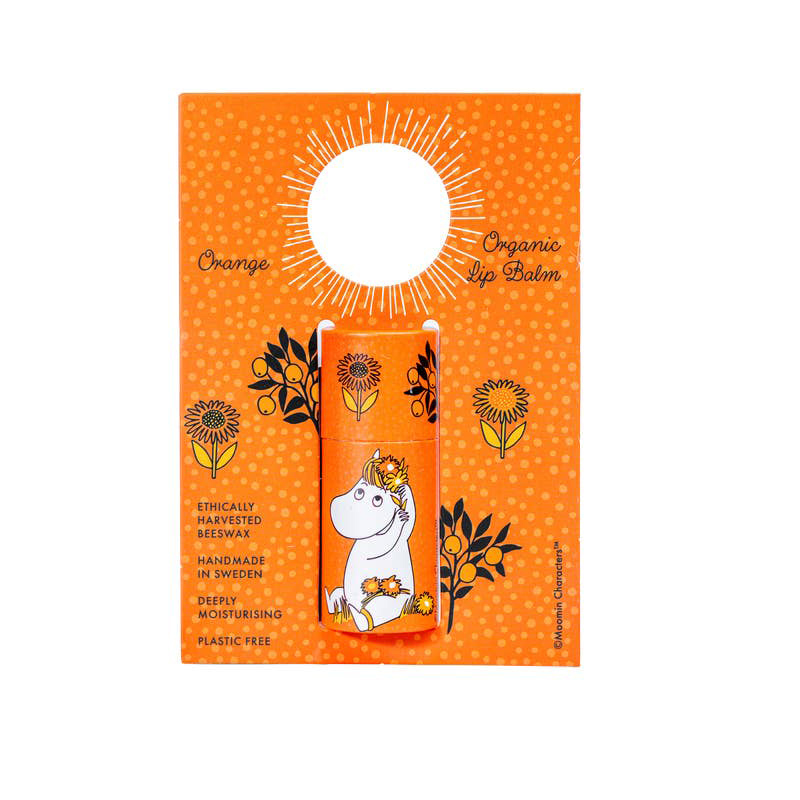 Moomin By G&L - Lip Balm of Beeswax with Orange Flavour