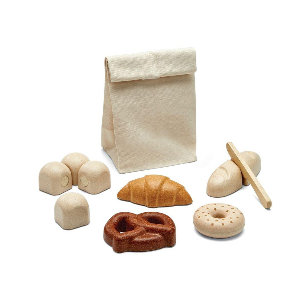 Wooden Bread Set