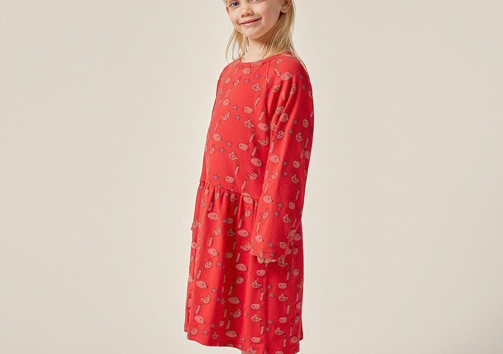 Faces and Candles Kids Dress