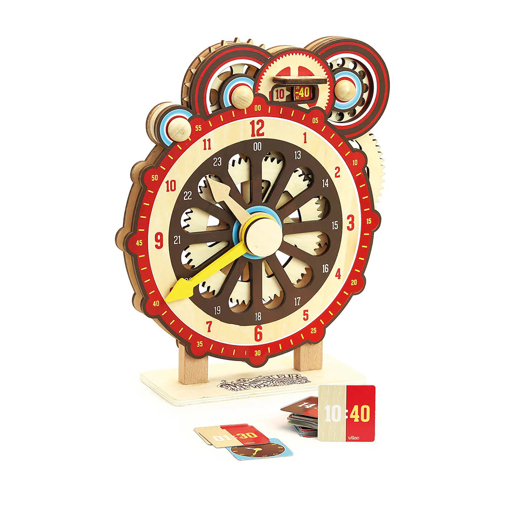Educational Wooden Clock