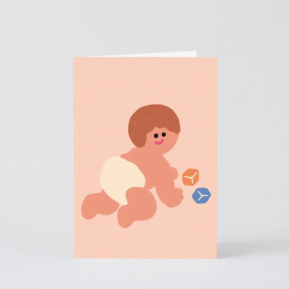 New Baby and Toy Greetings Card