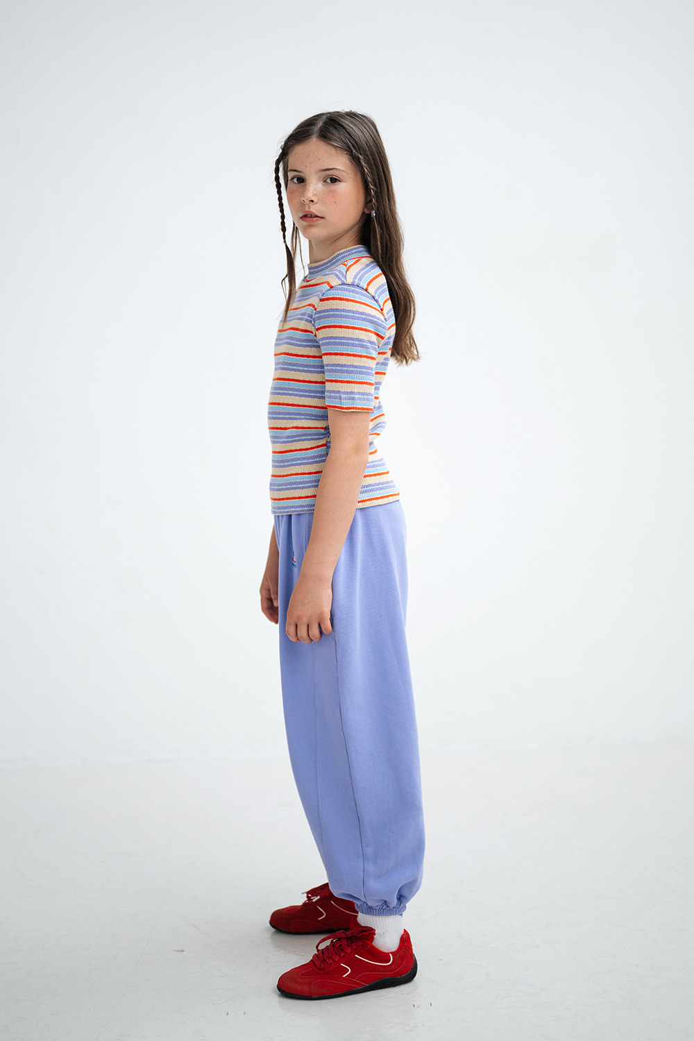 Slim Tee - Multi Stripe