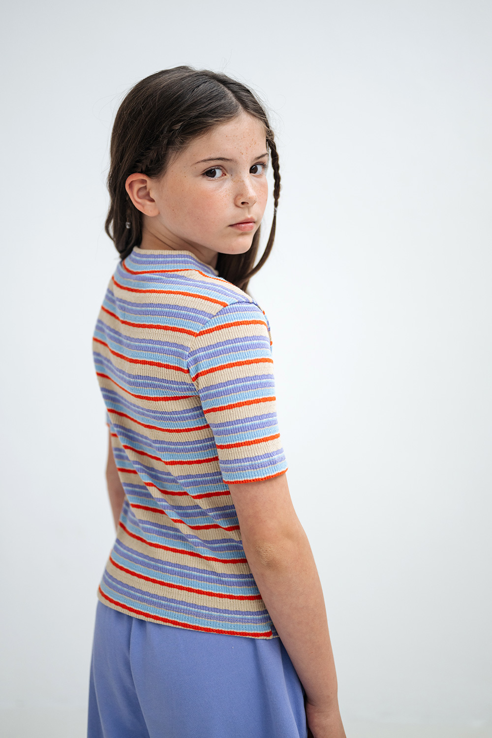 Slim Tee - Multi Stripe