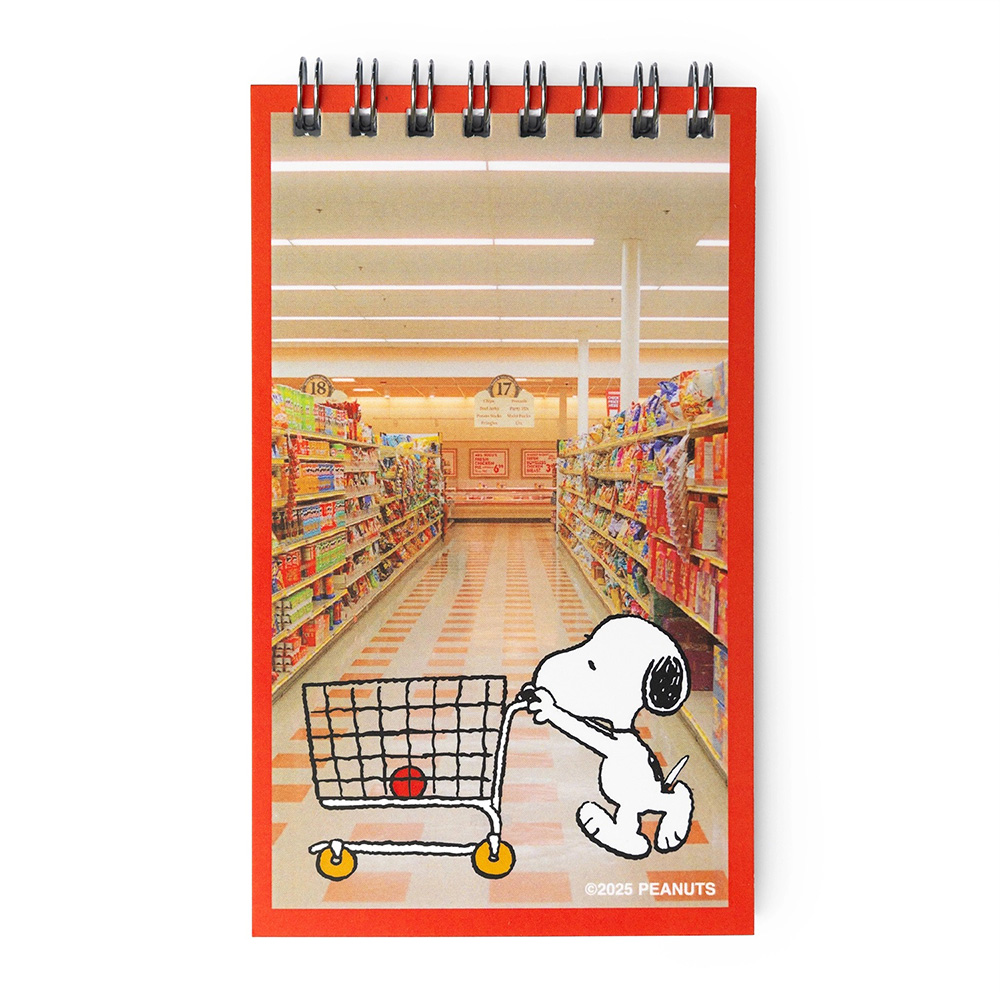 Snoopy Grocery Mini Notebook