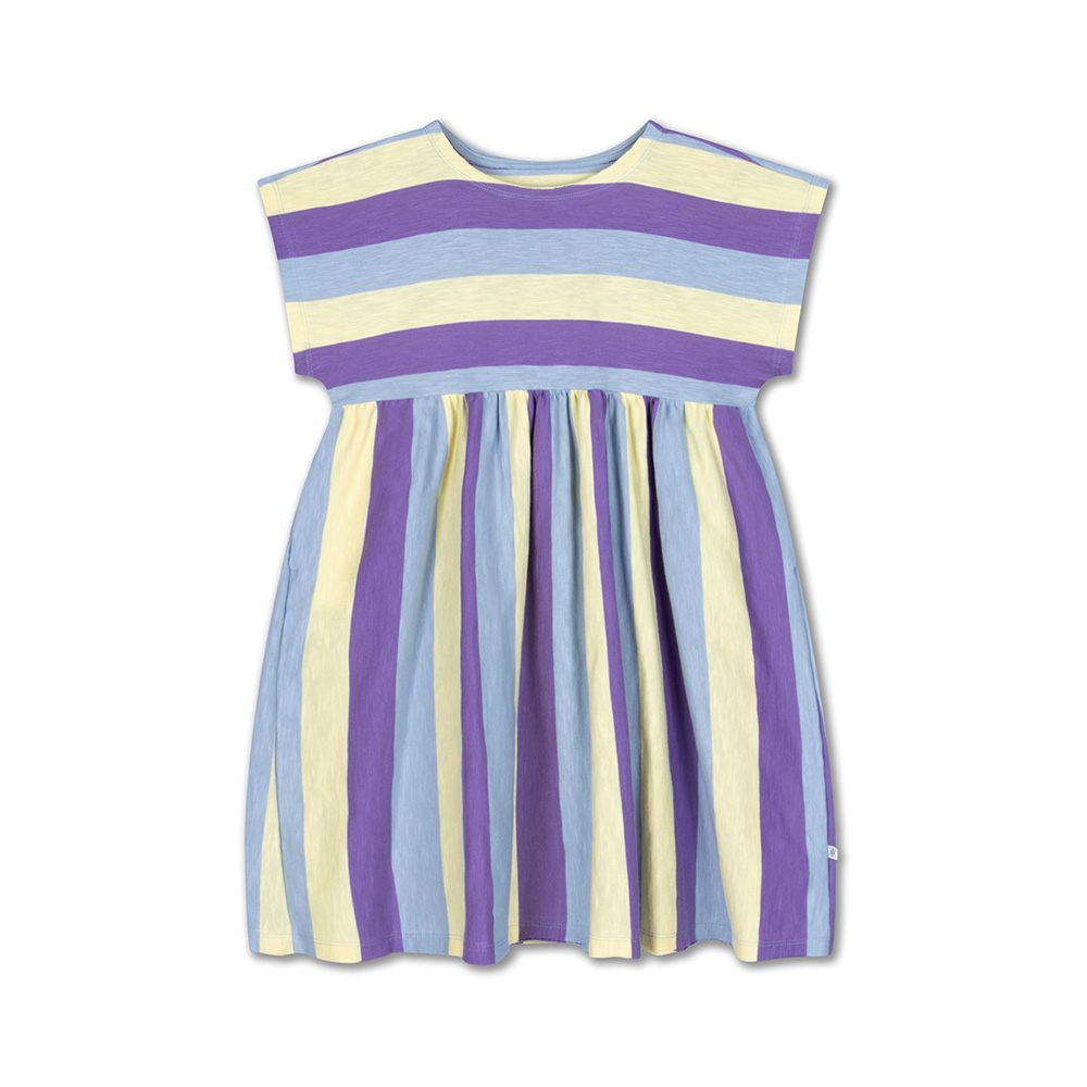 Easy Dress - Tricolor Block Stripe