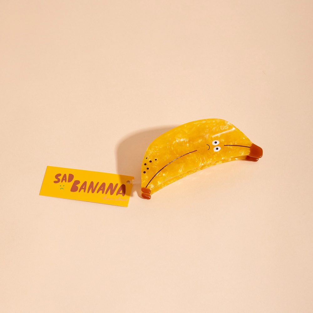 Sad Banana Hair Claw