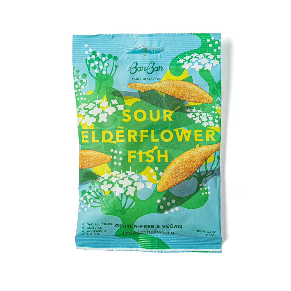 BonBon's Sour Elderflower Fish Candy