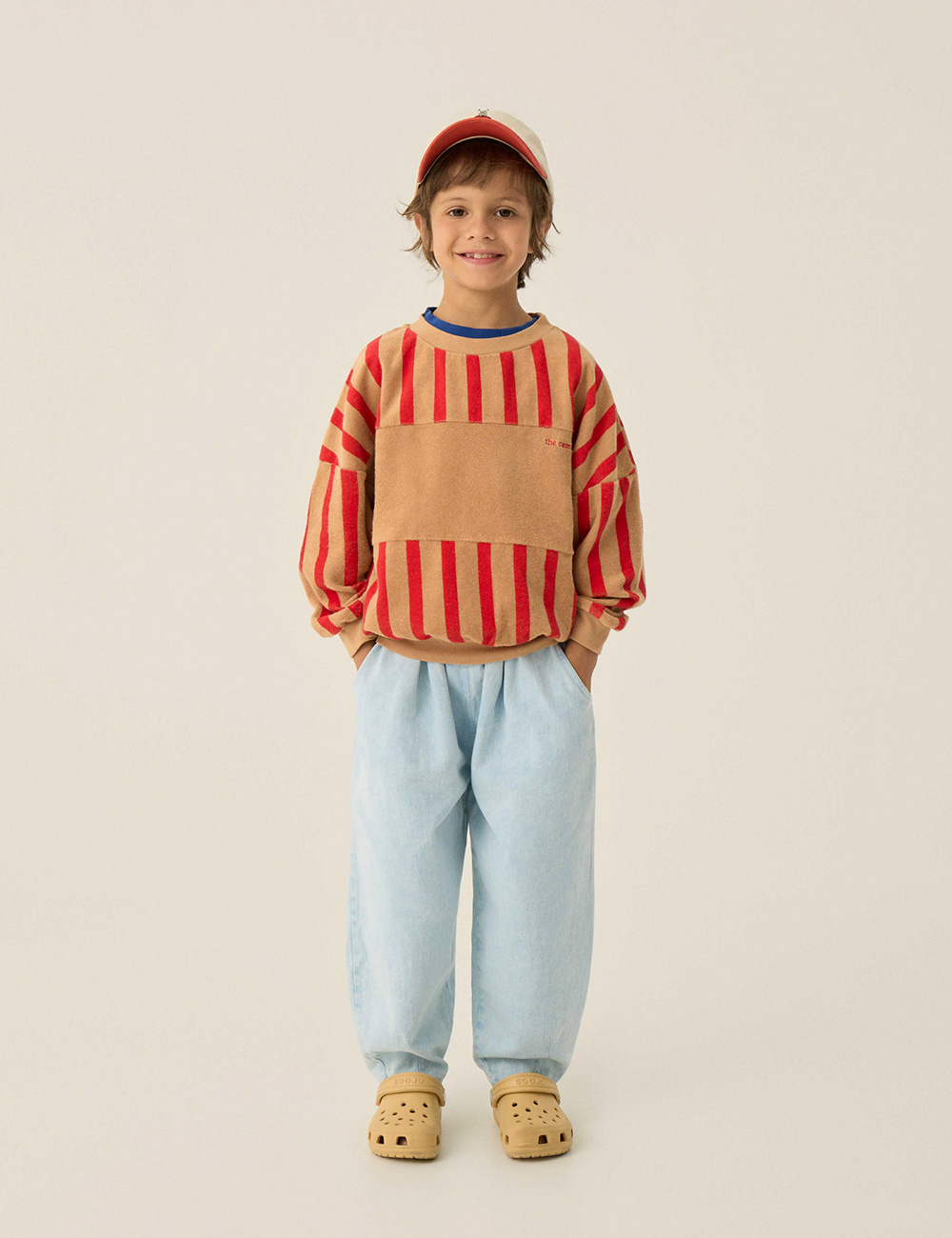 Red Stripes Sweatshirt