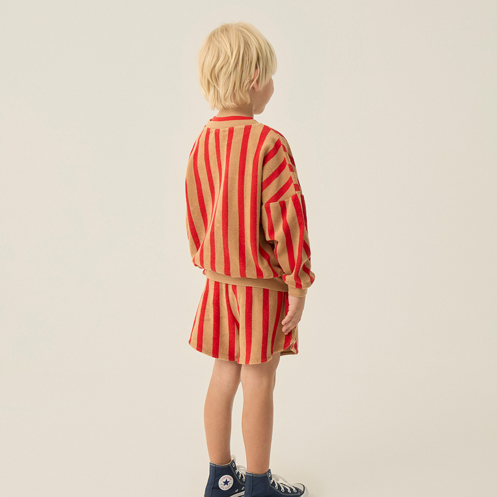 Red Stripes Shorts