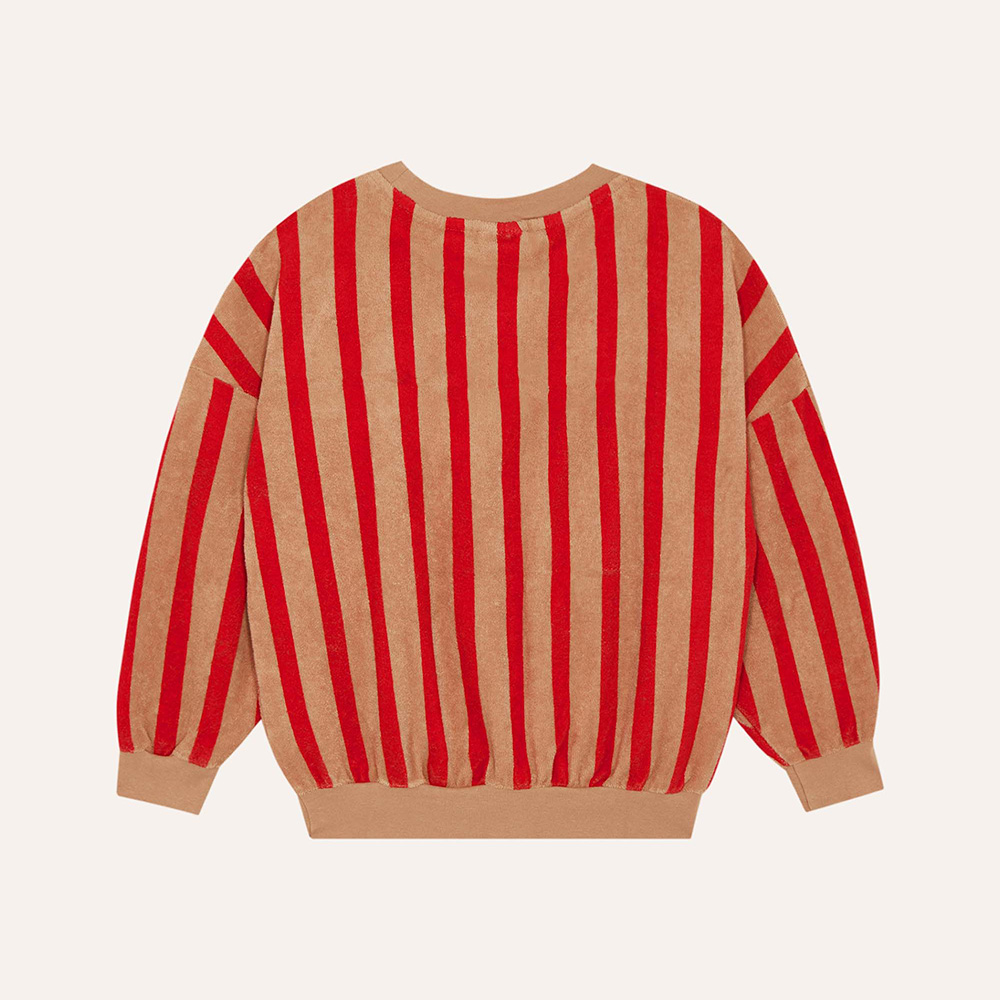 Red Stripes Sweatshirt