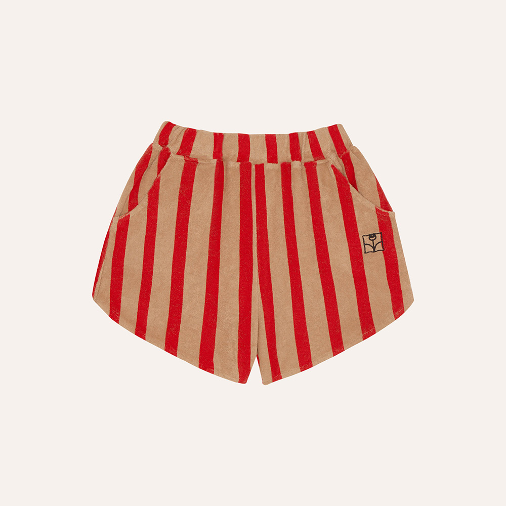 Red Stripes Shorts