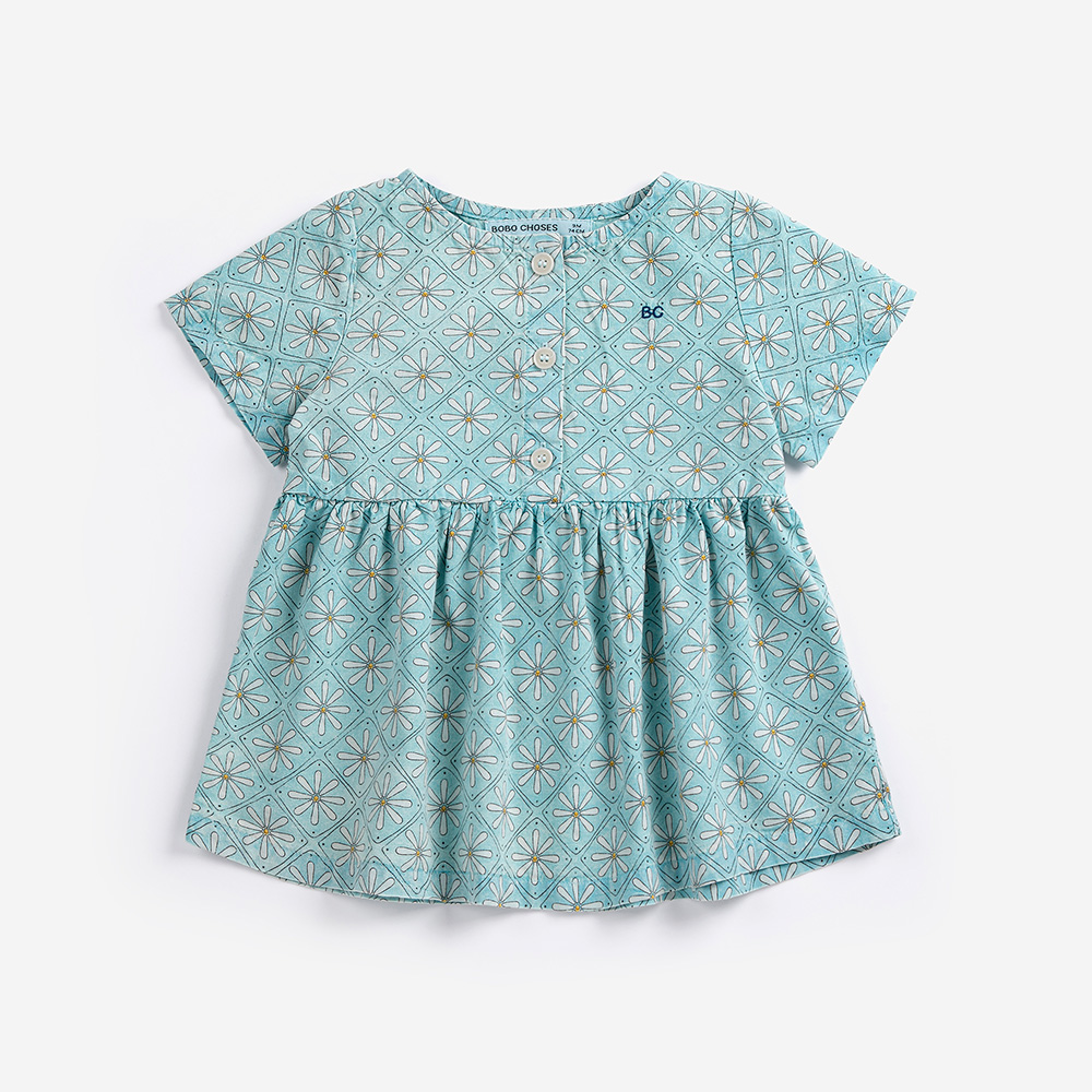 Daisy Mosaic All Over Woven Dress