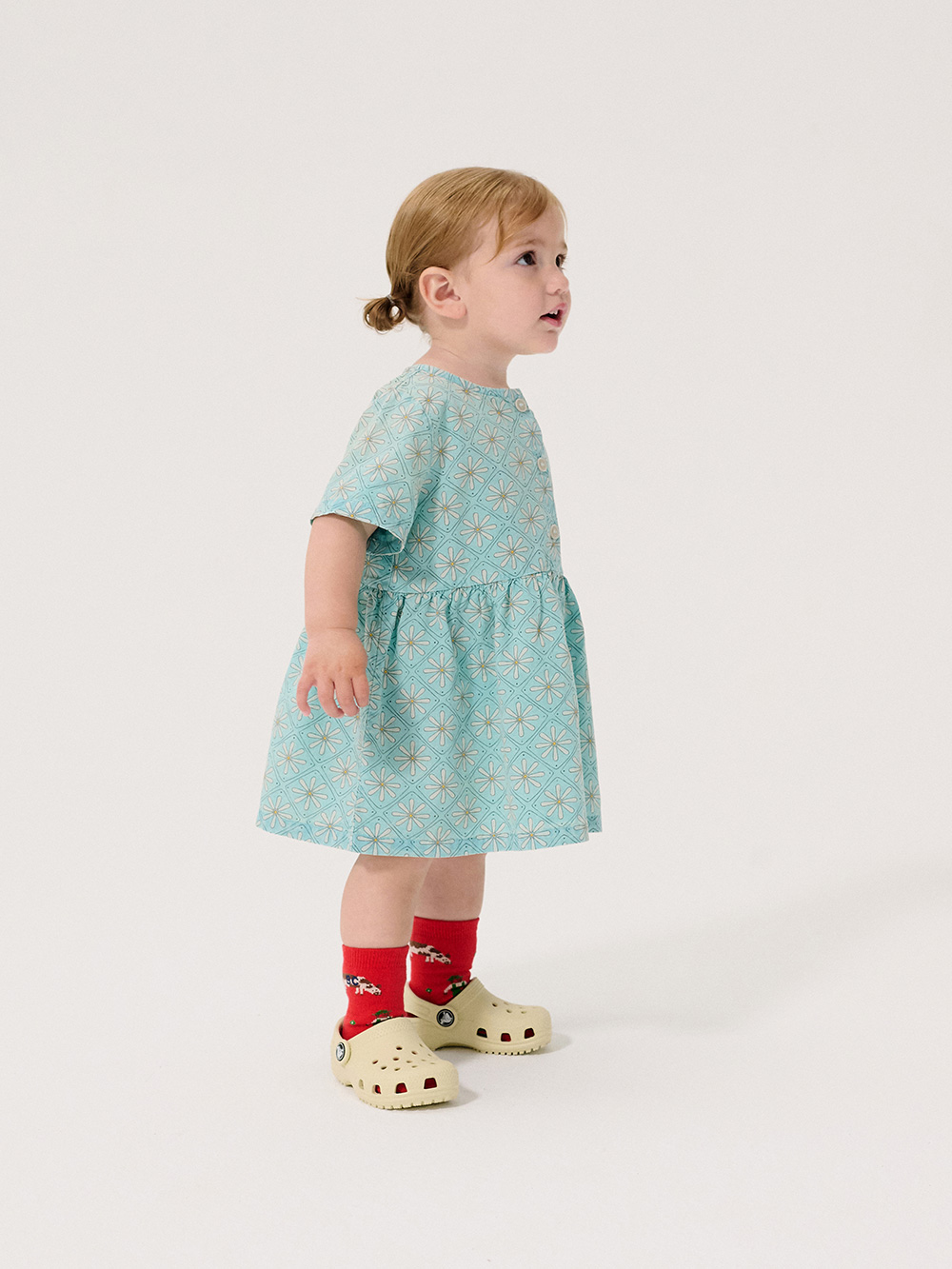 Daisy Mosaic All Over Woven Dress