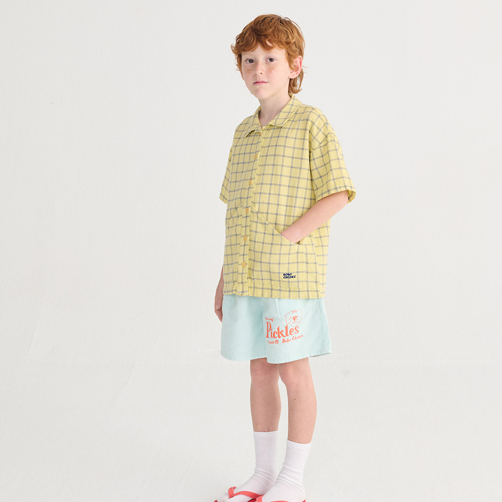 Spicy Window Pane Woven Shirt