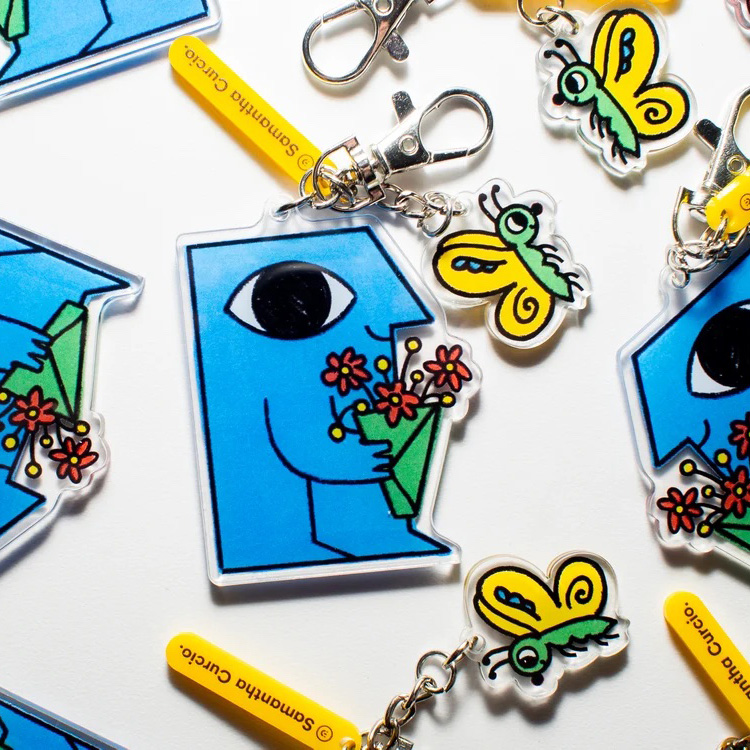 Buncha Blooms Keyring