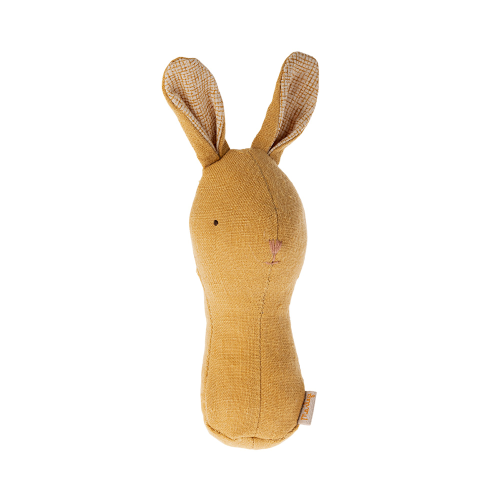 Lullaby Friends, Bunny Rattle - Dusty Yellow