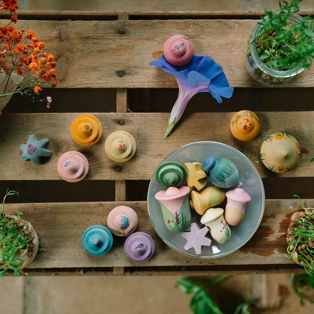 Flower Meadow Wooden Set