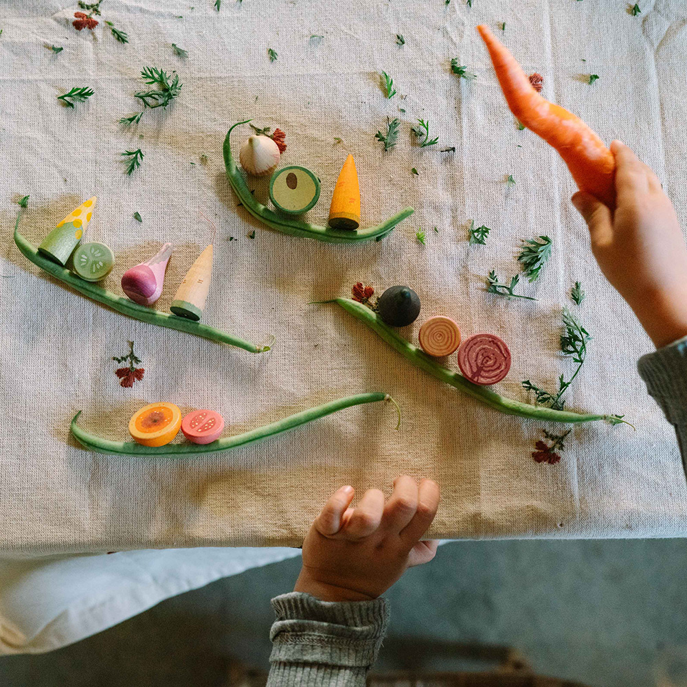 Grapat Wooden Veggies Set