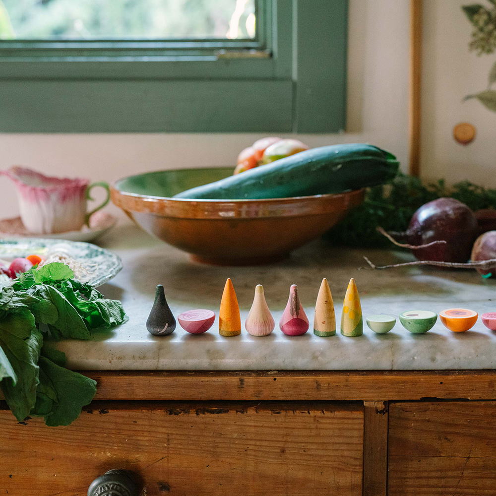 Grapat Wooden Veggies Set
