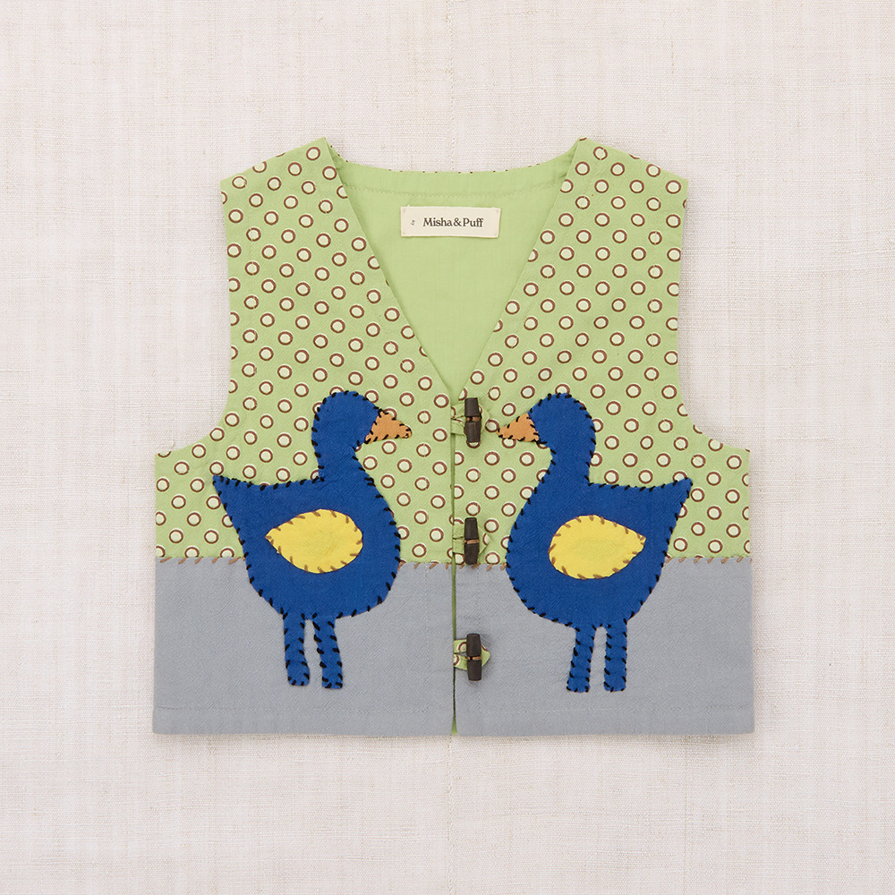 Flock Appliqué Vest