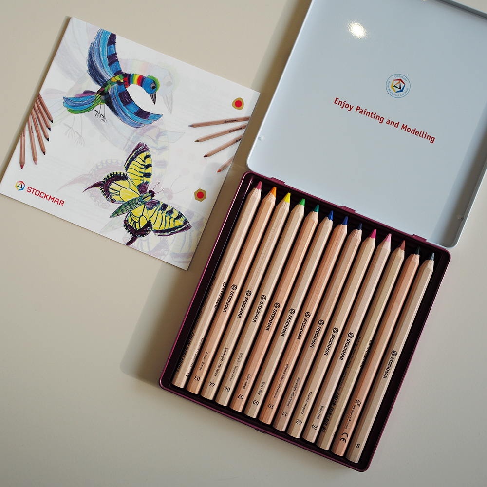 Stockmar Coloured Pencils Hexagonal Assortment 12+1