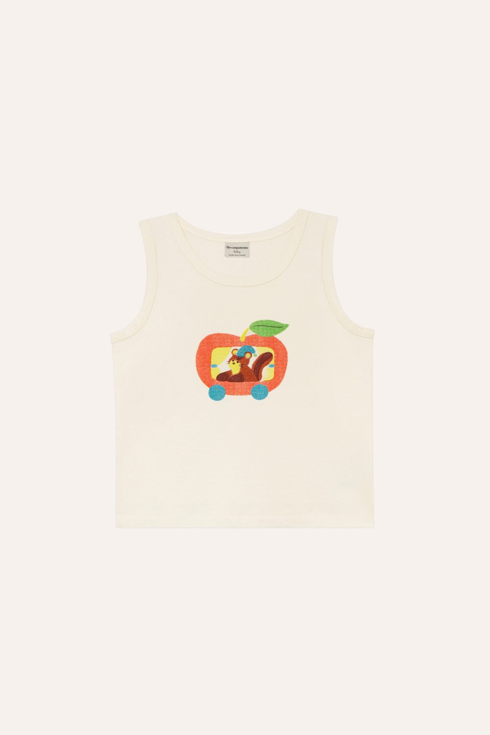Squirrel in an Apple Tank Top