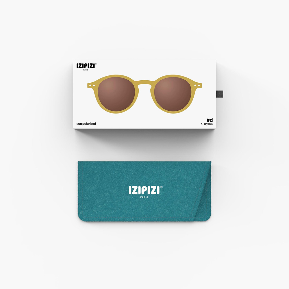 Izipizi Child Sunglasses 7-11y #D Golden Green