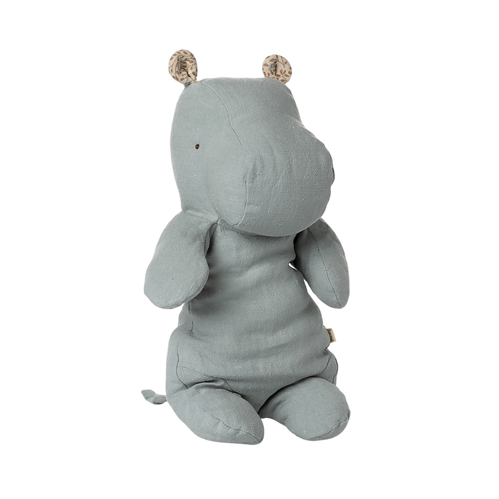 Safari Friends Hippo, Medium - Blue Grey