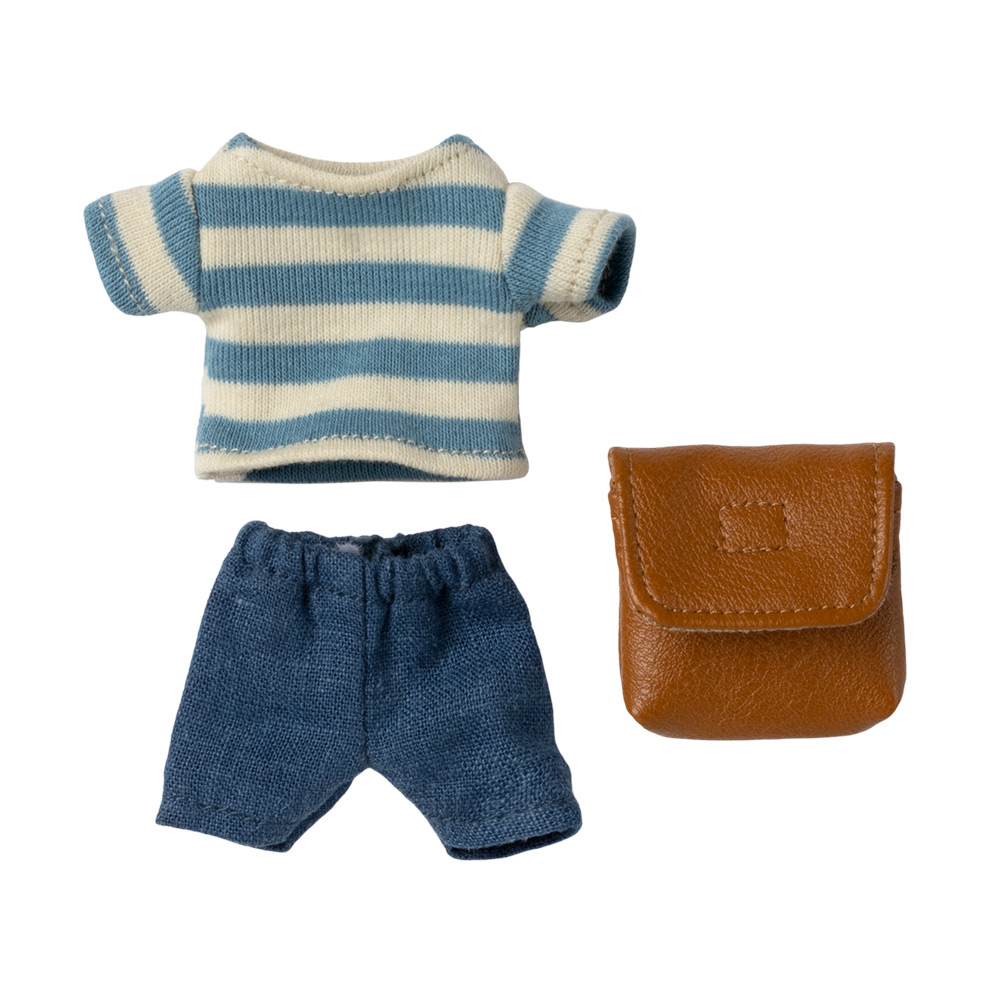 Clothes - Brown Clothes and Bag, Big Brother