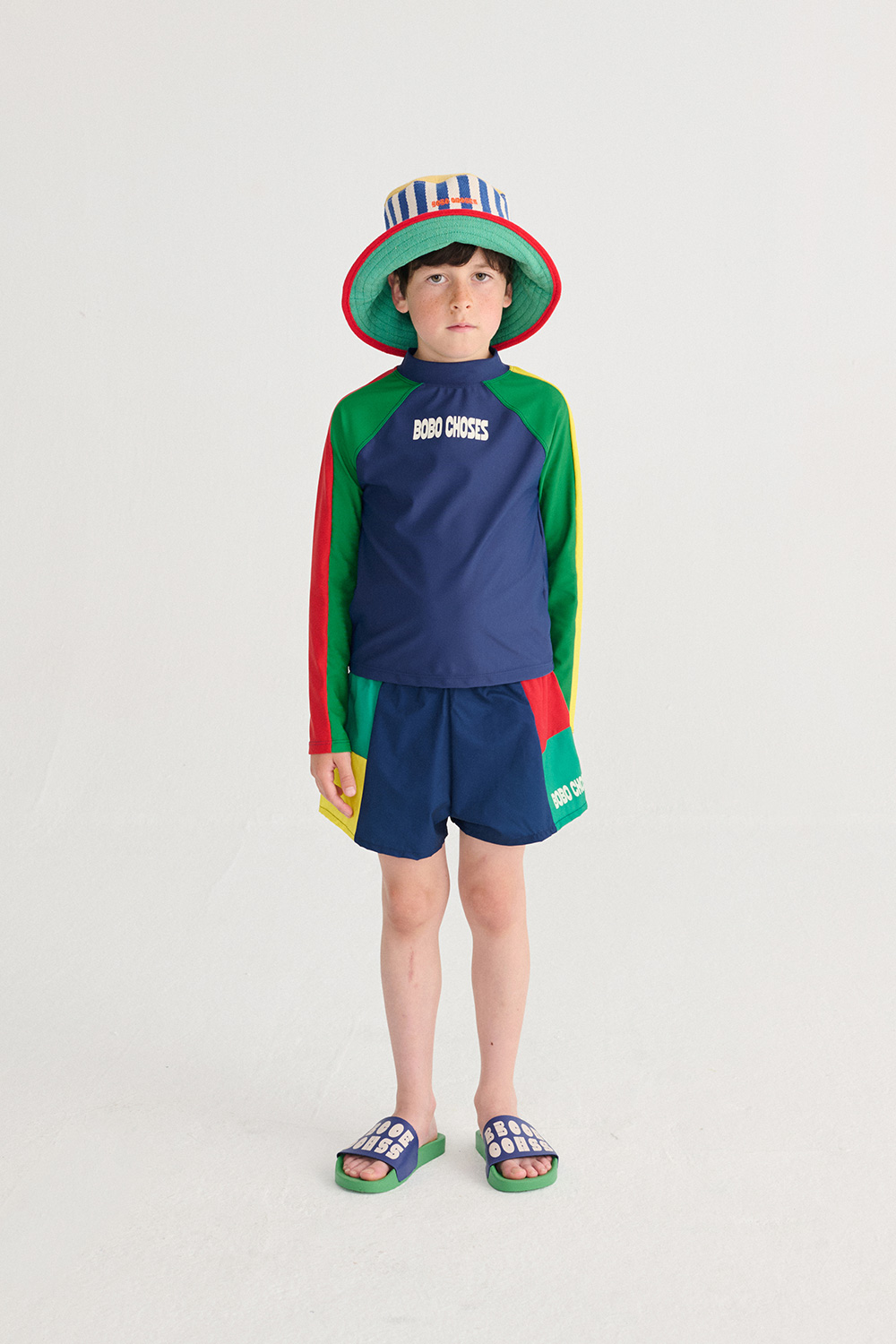 Bobo Choses Colour Block Swim T‑shirt