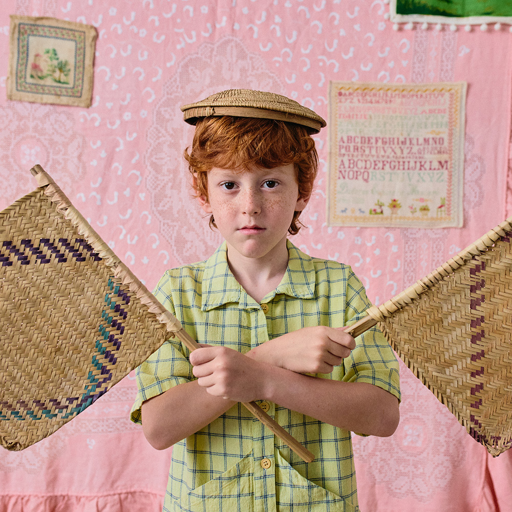 Spicy Window Pane Woven Shirt